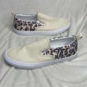 Marc Fisher Leopard Canvas Loafer